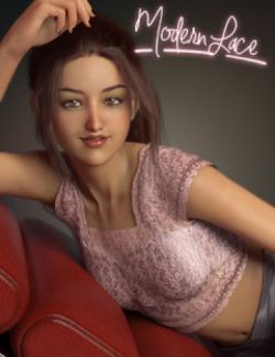 Modern Lace Casual Outfit for Genesis 8 Female(s)