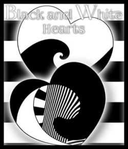 Black and White Hearts