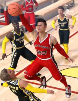 Basketball Court Outfit for Genesis 8 Male(s)