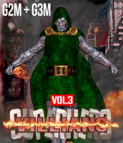 SuperHero Villians for G2M and G3M Volume 3