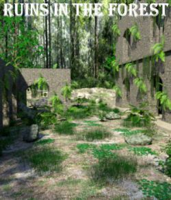 Ruins in the forest DAZ