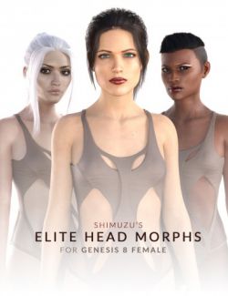 Shimuzu's Elite Head Morphs for Genesis 8 Female