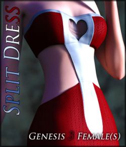 SplitDress for Genesis 3 Females