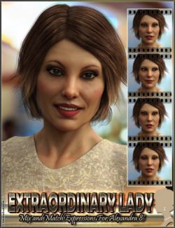 Extraordinary Lady Mix and Match Expressions for Alexandra 8 and Genesis 8 Female(s)