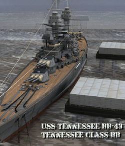 USS Tennessee BB-43 for Poser