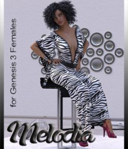 Melodia dforce Outfit for G3F Daz Studio