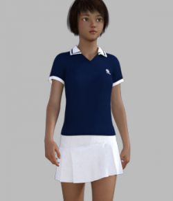 GaoDan School Uniforms 20 3D Figure Assets gaodan