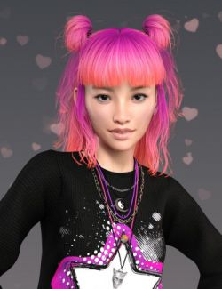 Mirai Hair for Genesis 3 and 8 Female(s)