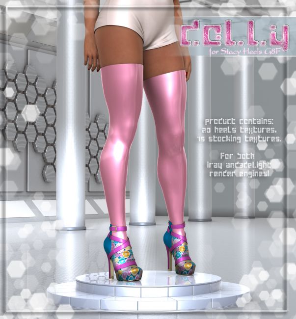 Click here to see preview images for "Dolly Stacy Heels G8F" Dolly Stacy Heels G8F