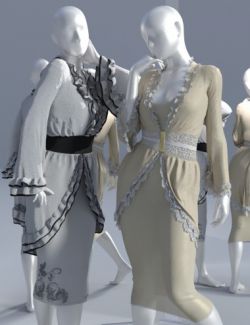 dForce Modern Romantique Outfit for Genesis 3 and 8 Female(s)