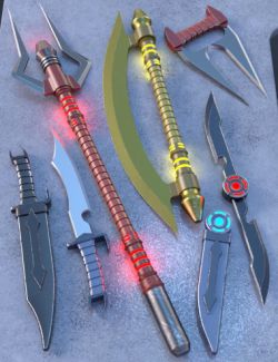 Dark Sci-fi Weapons