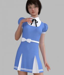 GaoDan School Uniforms 20 3D Figure Assets gaodan