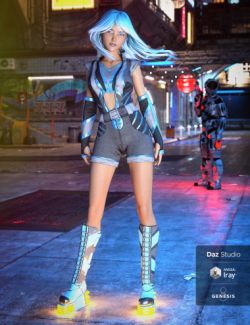 Aldebaran X-49 Outfit for Genesis 8 Female(s)