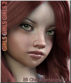 Girls Girls Girls- G3F 25 Character Faces