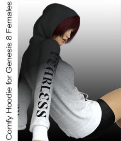 dforce Comfy Hoodie for Genesis 8 Females