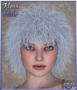 Prae-Floss Hair For V4 Poser