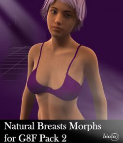 Natural Breasts Morph for Genesis 8 Female Pack 2