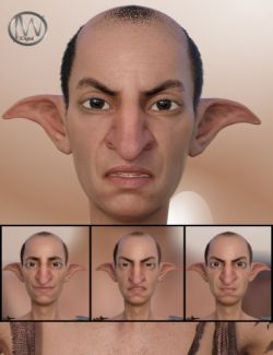 He's Grumpy- Expressions for Genesis 8 Male(s) and Ollie 8