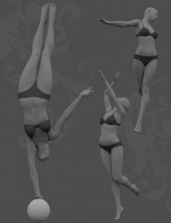 Balance Poses for Genesis 8 Female