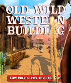 Old Wild West Building - Extended License