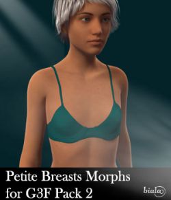 Petite Breast Morphs for Genesis 3 Female Pack 2