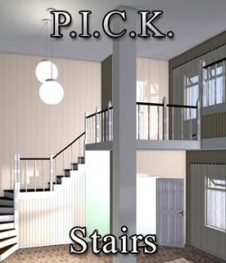 P.I.C.K. Stairs for Poser