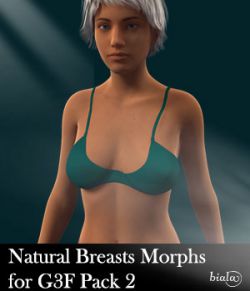 Natural Breasts Morph for Genesis 3 Female Pack 2