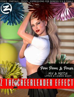 Z The Cheerleader Effect- Props and Poses for Genesis 3 and 8 Female