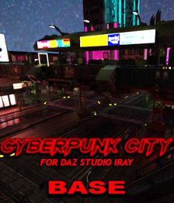 Cyberpunk City BASE for DS Iray