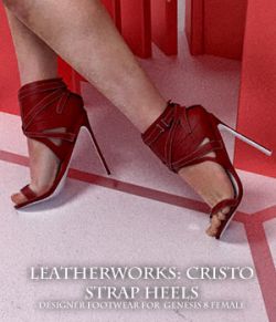 Leatherworks: Cristo Strap Heels for G8M