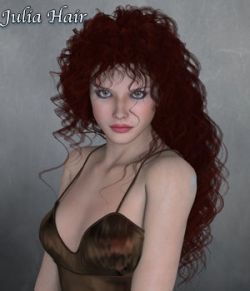 Julia Hair V4 and M4 Poser