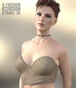 X-Fashion Snazzy Outfit for Genesis 8 Female