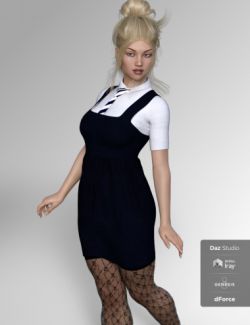 FG University Uniforms for Genesis 8 Female(s)