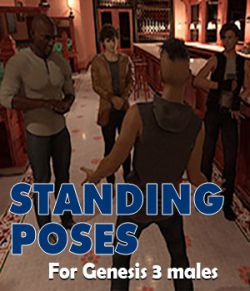 Standing poses for Genesis 3 male