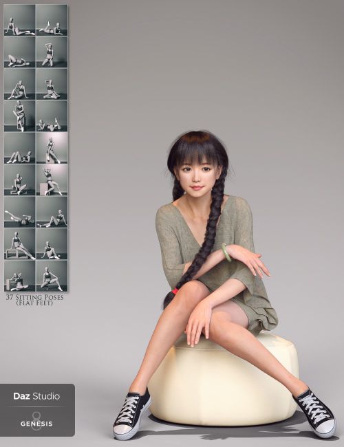 Sitting Down (8/12) - Essential Fashion Illustration: Poses [Book]