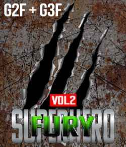 SuperHero Fury for G2F and G3F Volume 2