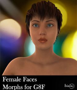 Female Faces Morphs for Genesis 8 Female