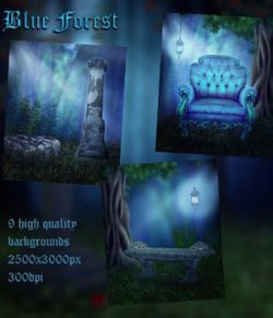 Blue Forest Background Images