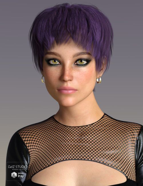 Melo Hair for Genesis 3 and 8 Female(s) | 3d Models for Daz Studio and ...