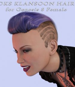 DKS Klansoon Hair for Genesis 8 Female