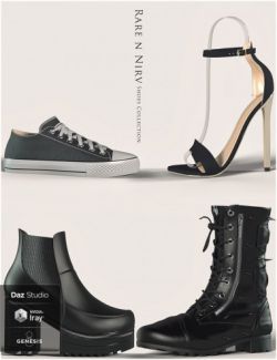 Rare n Nirv Shoes Collection for Genesis 8 Female(s)