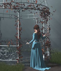 Romantic Gazebo for Poser and Daz Studio