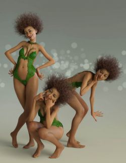 Capsces Poses and Expresssions for Edie 8 and Genesis 8 Female