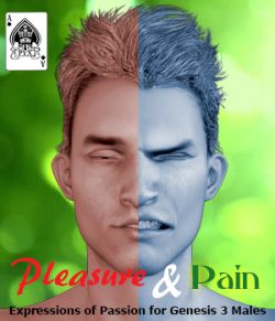 Pleasure and Pain - Expressions for Genesis 3 Male