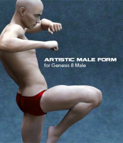 Artistic Male Form for Genesis 8 Male