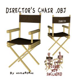 Director's Chair 3D Object