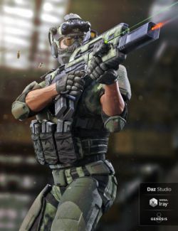 Tactical Assault Rifle & Add-ons for Tactical Assault Outfit