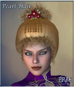 Prae-Pearl Hair for V4 Poser