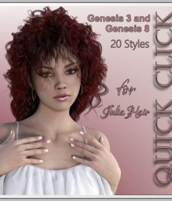 Quick-Click JuliaHair G3F and G8F