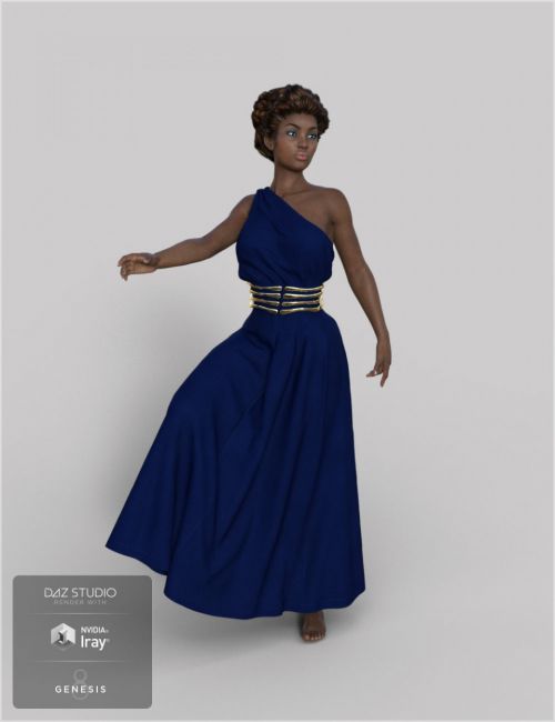 dForce Roma Dress for Genesis 8 Female(s)